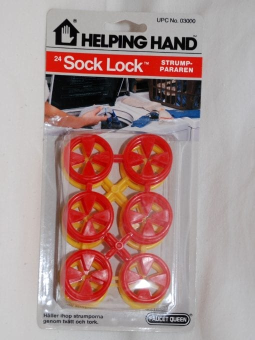 Socklocks, färger Röd/gul. Artikel 900-304