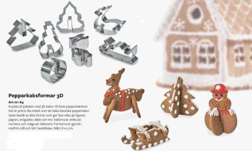 Pepparkaksform 3D
