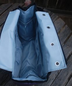 Handarbetsväska lila.