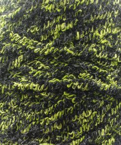 Veckgarn svart med lime och vitt