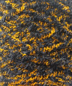 Veckgarn svart med gul och vitt