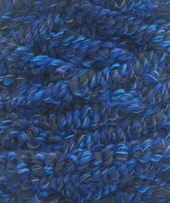 Veckgarn blåa toner.