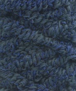 Veckgarn blåa toner.